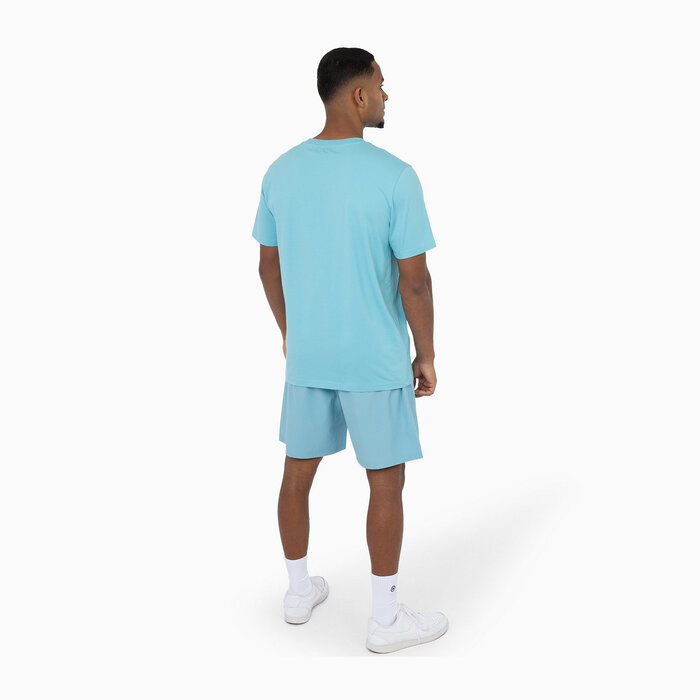 Indian Maharadja Men Cotton Tee Serene Blue