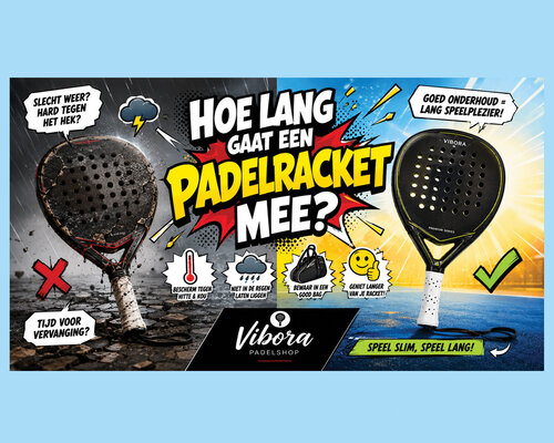 Hoe lang gaat een padelracket mee? Wanneer moet je het vervangen?