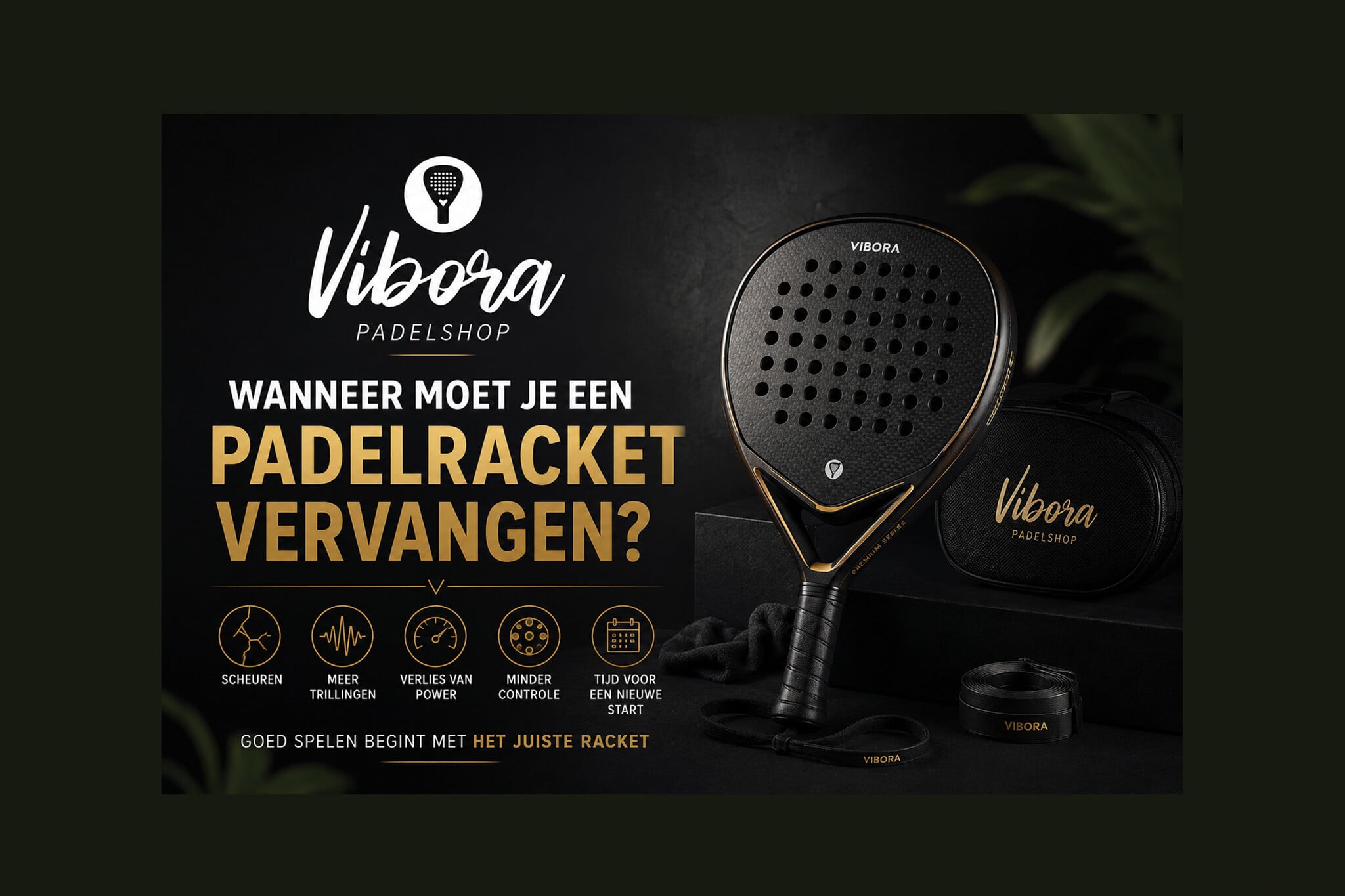 Wanneer moet je een padelracket vervangen? 10 signalen dat het tijd is