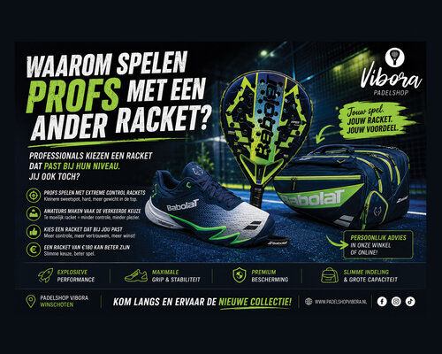 Waarom een padelprof niet met jouw racket speelt (en jij niet met dat van hem)