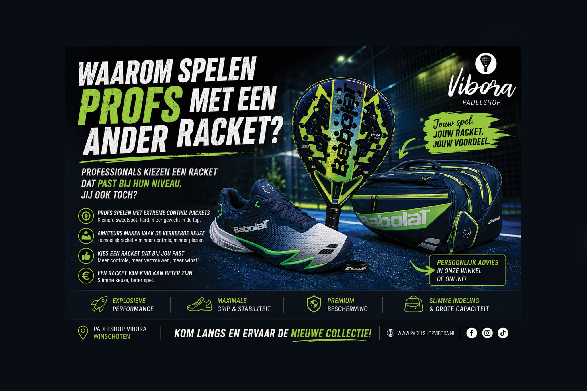 Waarom een padelprof niet met jouw racket speelt (en jij niet met dat van hem)