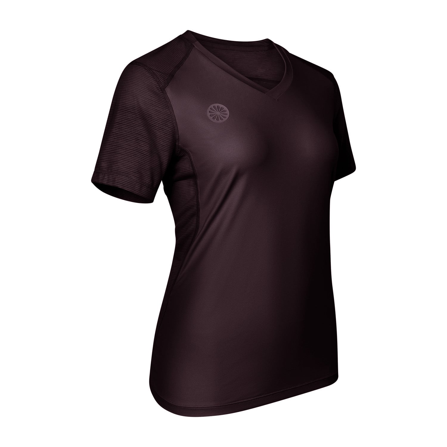 Indian Maharadja Women Dry Touch Tee Dark Berry