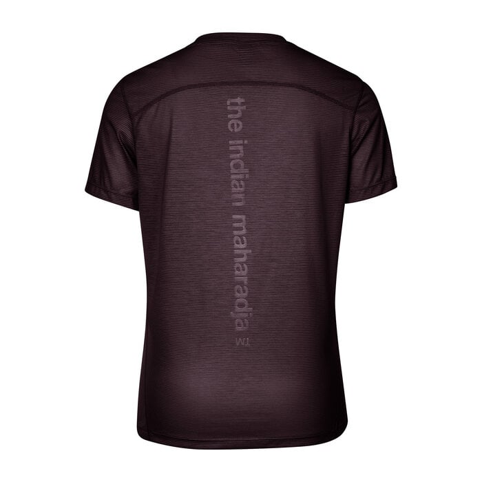 The Indian Maharadja Women Dry Touch Round Neck Tee Dark Berry
