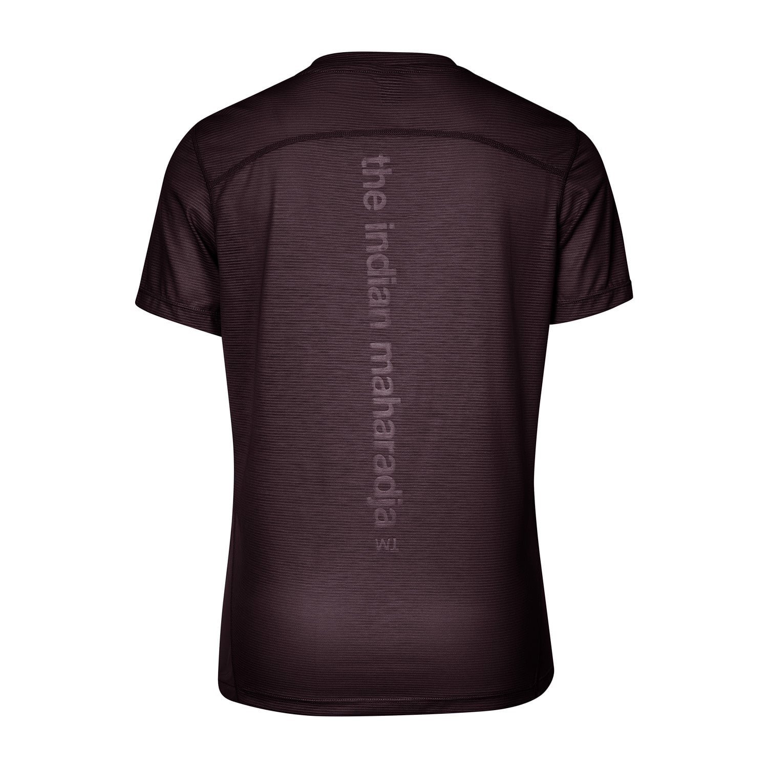 The Indian Maharadja Women Dry Touch Round Neck Tee Dark Berry