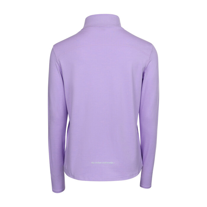 The Indian Maharadja Women Half Zip Long Sleeve Violet Rose