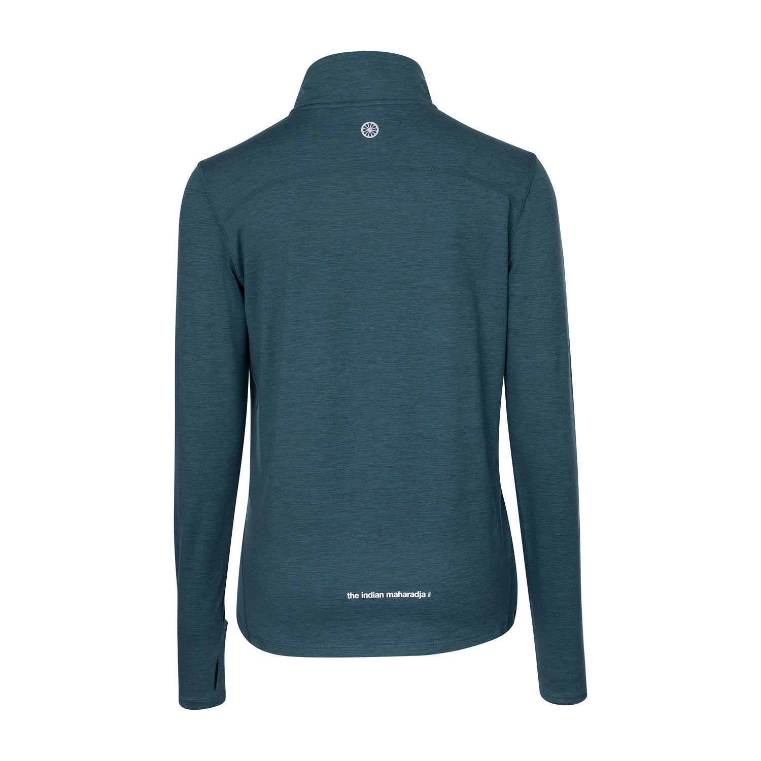 The Indian Maharadja Women Half Zip Long Sleeve Ocean