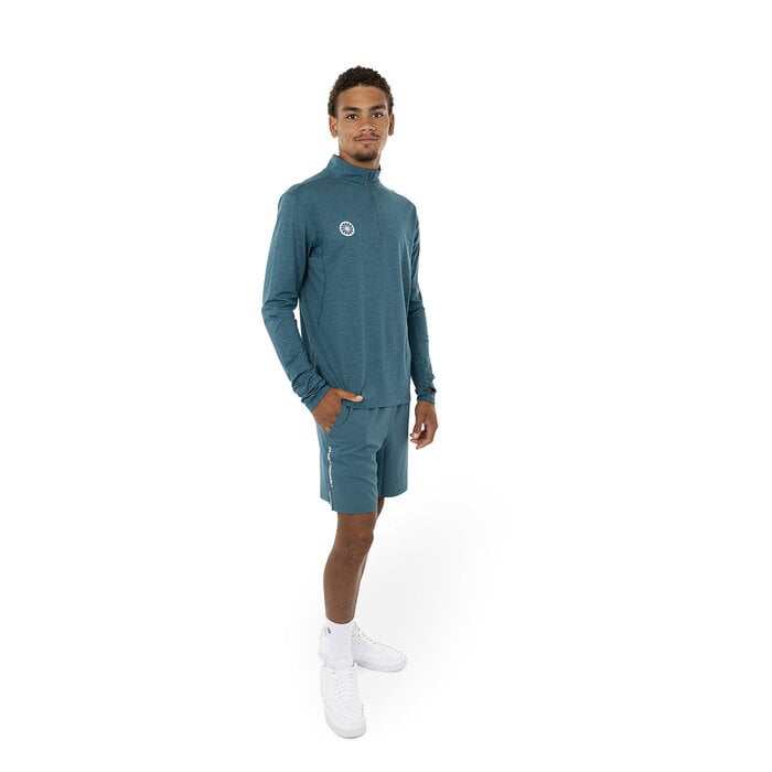The Indian Maharadja Men Half Zip Long Sleeve Ocean