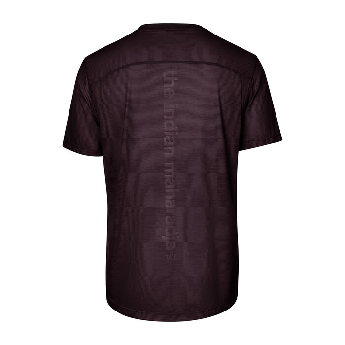 Indian Maharadja Men Dry Touch Tee Dark Berry