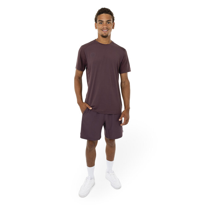 Indian Maharadja Men Dry Touch Tee Dark Berry