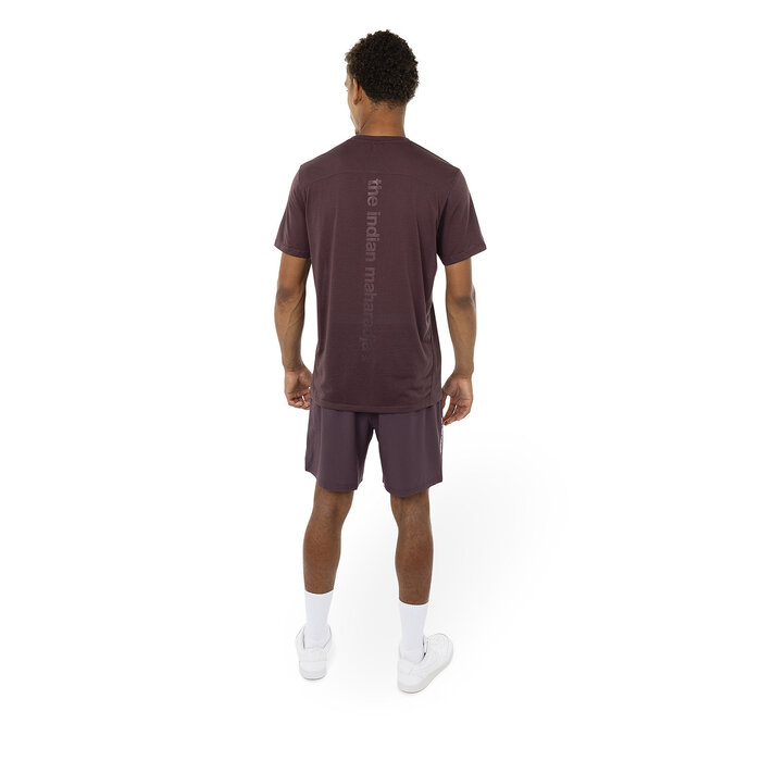 Indian Maharadja Men Dry Touch Tee Dark Berry