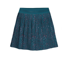 The Indian Maharadja Women Fine Pleated Skirt Ocean