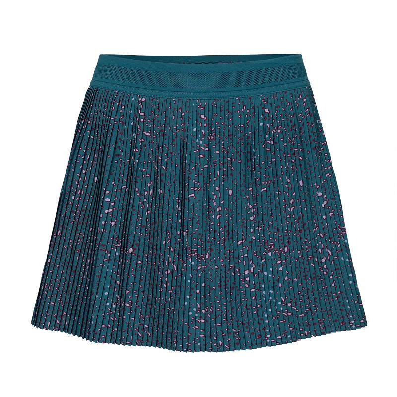 The Indian Maharadja Women Fine Pleated Skirt Ocean