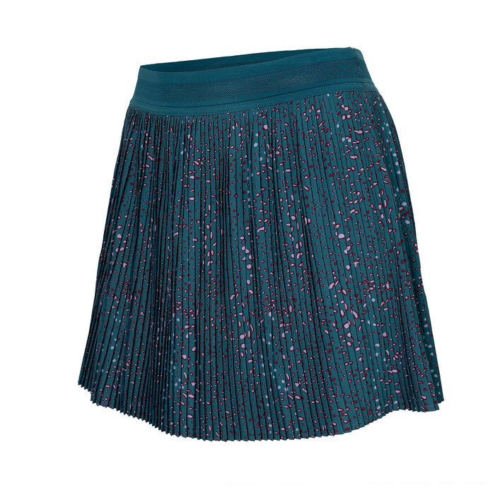 The Indian Maharadja Women Fine Pleated Skirt Ocean