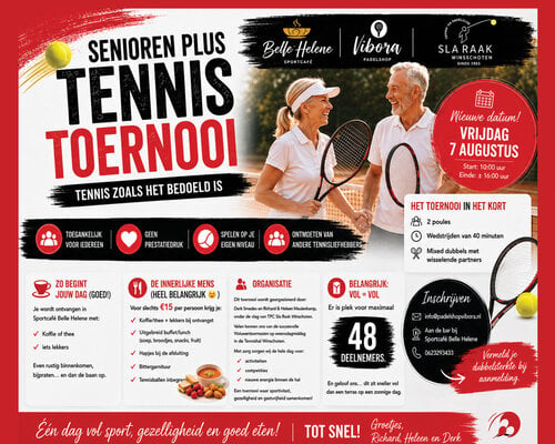 Senioren Plus Toernooi 7 augustus | Recordaantal deelnemers bij TPC Sla Raak Winschoten