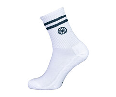 The Indian Maharadja Striped Crew Sock Ocean