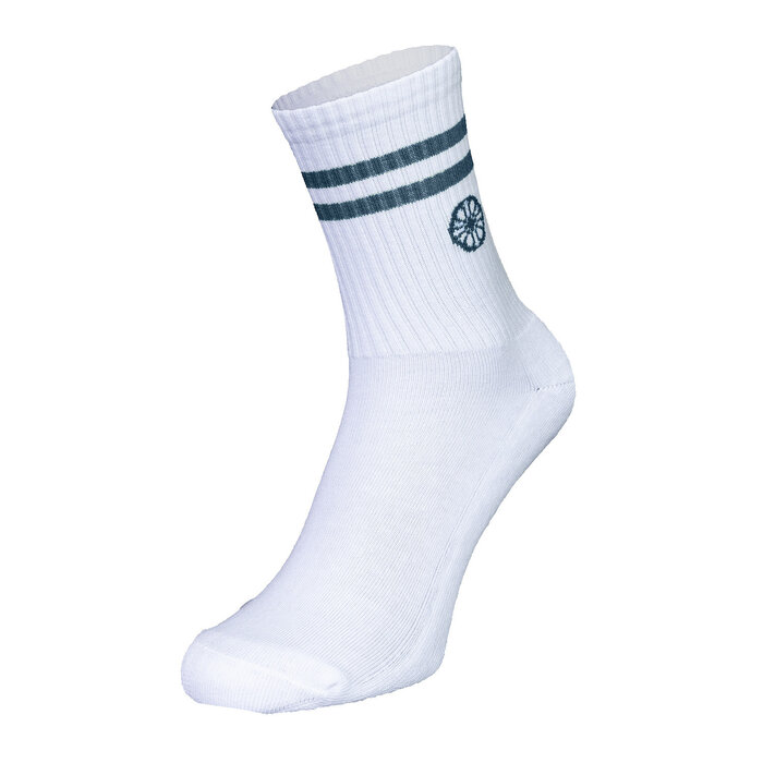 The Indian Maharadja Striped Crew Sock Ocean