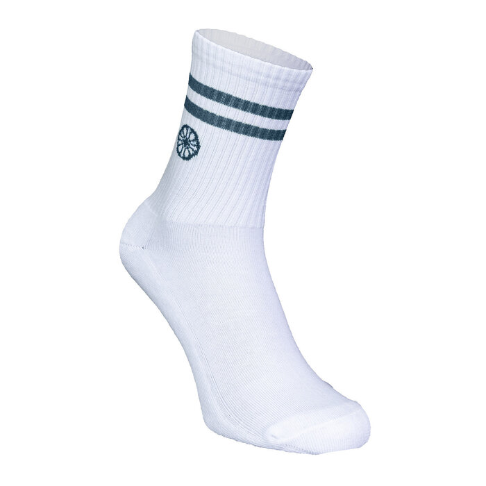 The Indian Maharadja Striped Crew Sock Ocean