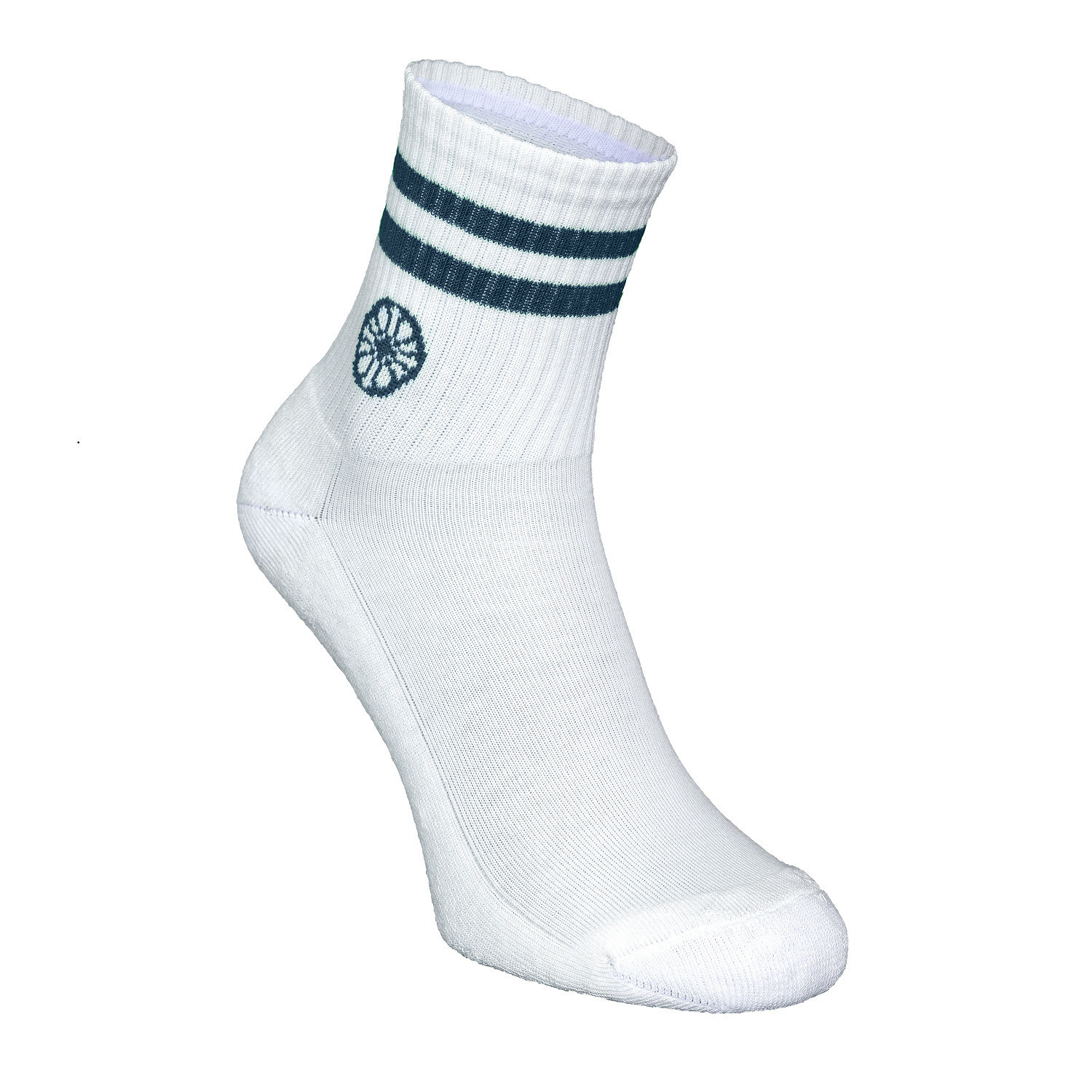 The Indian Maharadja Striped Short Sock Ocean