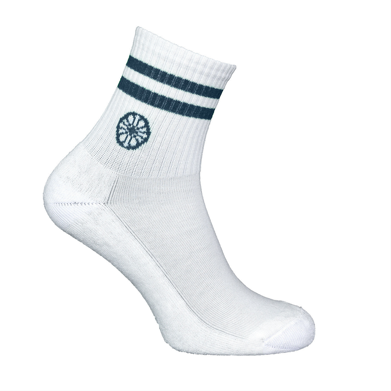 The Indian Maharadja Striped Short Sock Ocean