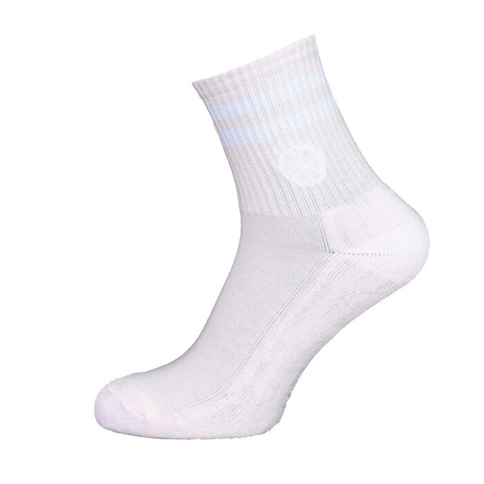 The Indian Maharadja Striped Short Sock Pale Pink
