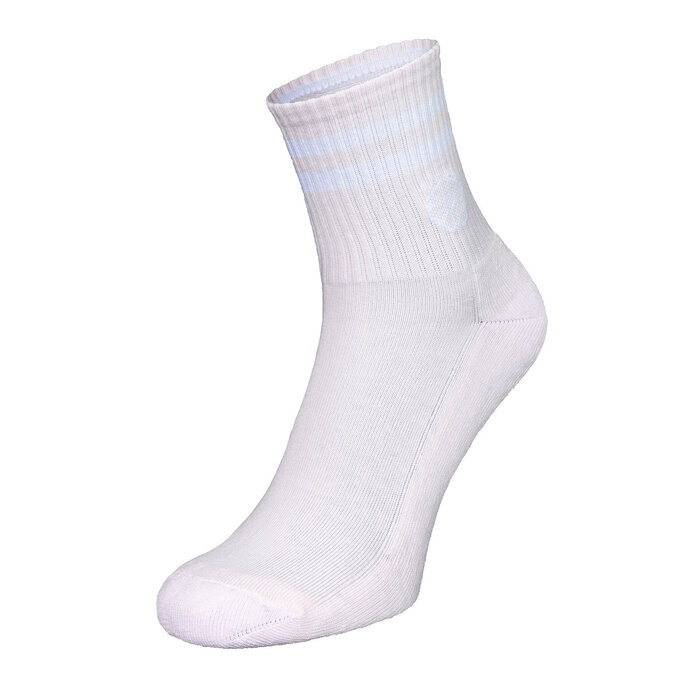 The Indian Maharadja Striped Short Sock Pale Pink