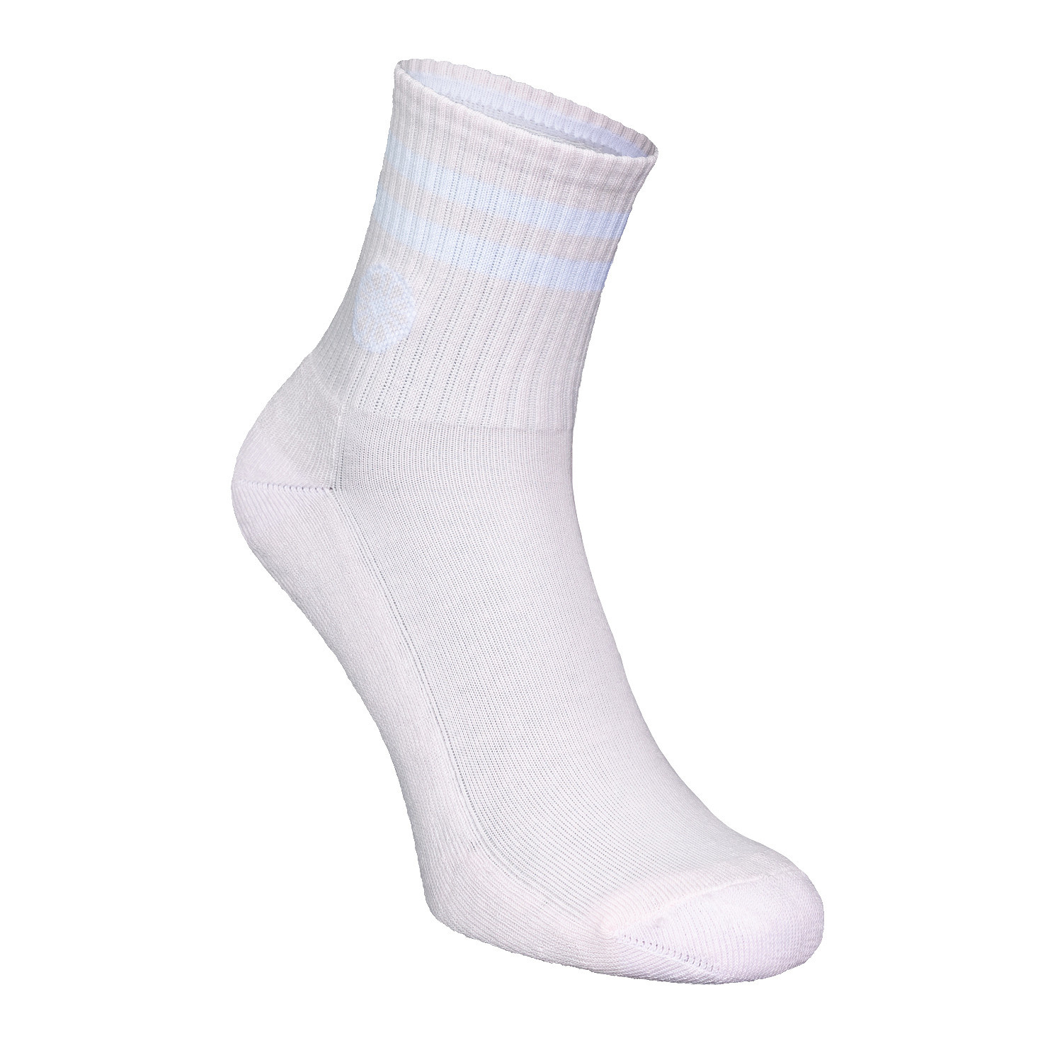 The Indian Maharadja Striped Short Sock Pale Pink