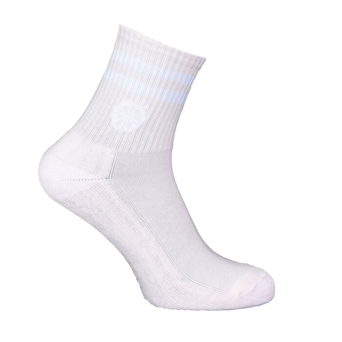 The Indian Maharadja Striped Short Sock Pale Pink