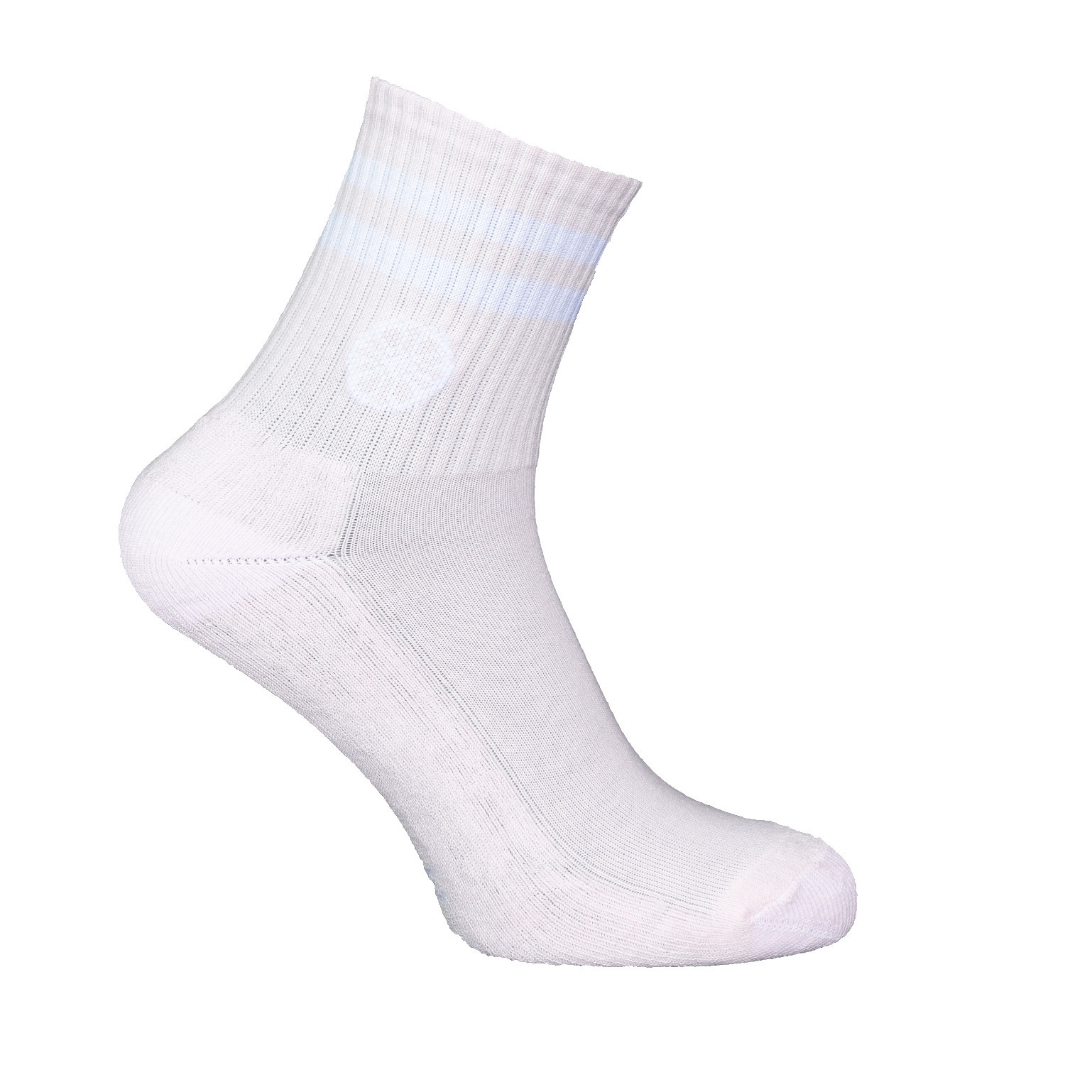 The Indian Maharadja Striped Short Sock Pale Pink