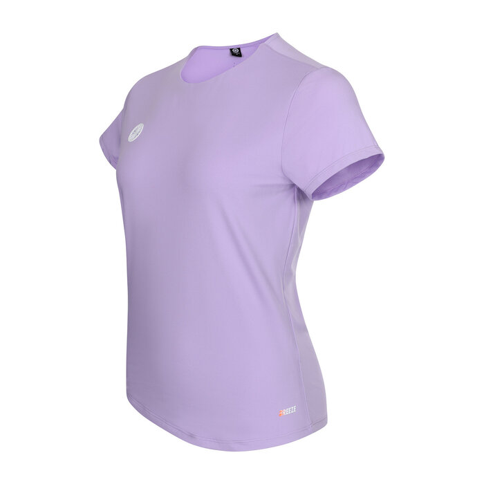 The Indian Maharadja Women Breeze Round Neck Tee Violet Rose