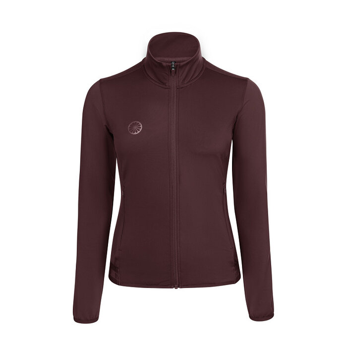 The Indian Maharadja Women Performance Full Zip Dark Berry