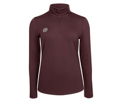 The Indian Maharadja Women Performance Half Zip Dark Berry