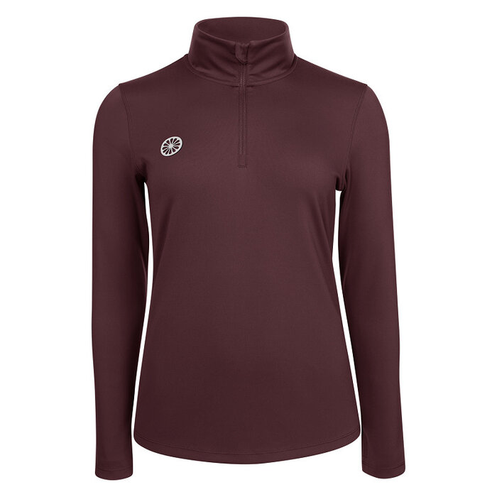 The Indian Maharadja Women Performance Half Zip Dark Berry