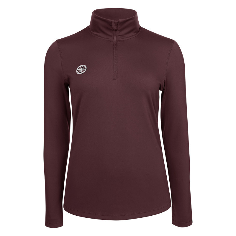 The Indian Maharadja Women Performance Half Zip Dark Berry