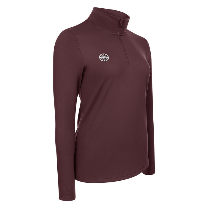 The Indian Maharadja Women Performance Half Zip Dark Berry