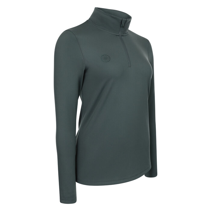 The Indian Maharadja Women Performance Half Zip Urban Grey
