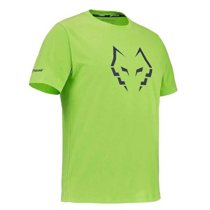 Babolat Cotton Tee J. Lebrón Green Flash