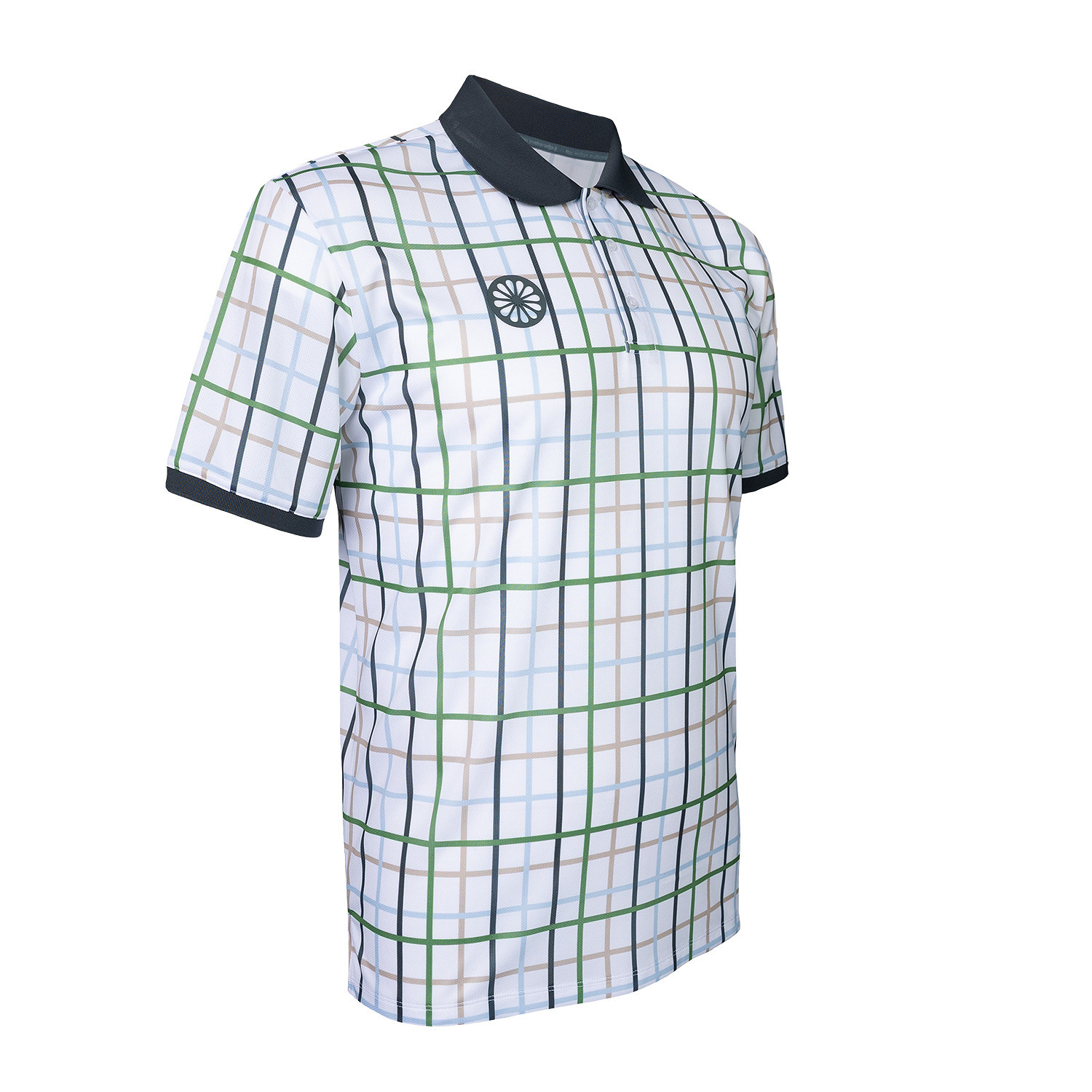 The Indian Maharadja Men Checked Pique Polo