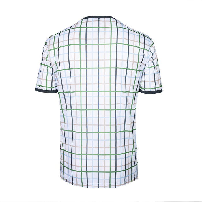The Indian Maharadja Men Checked Pique Tee