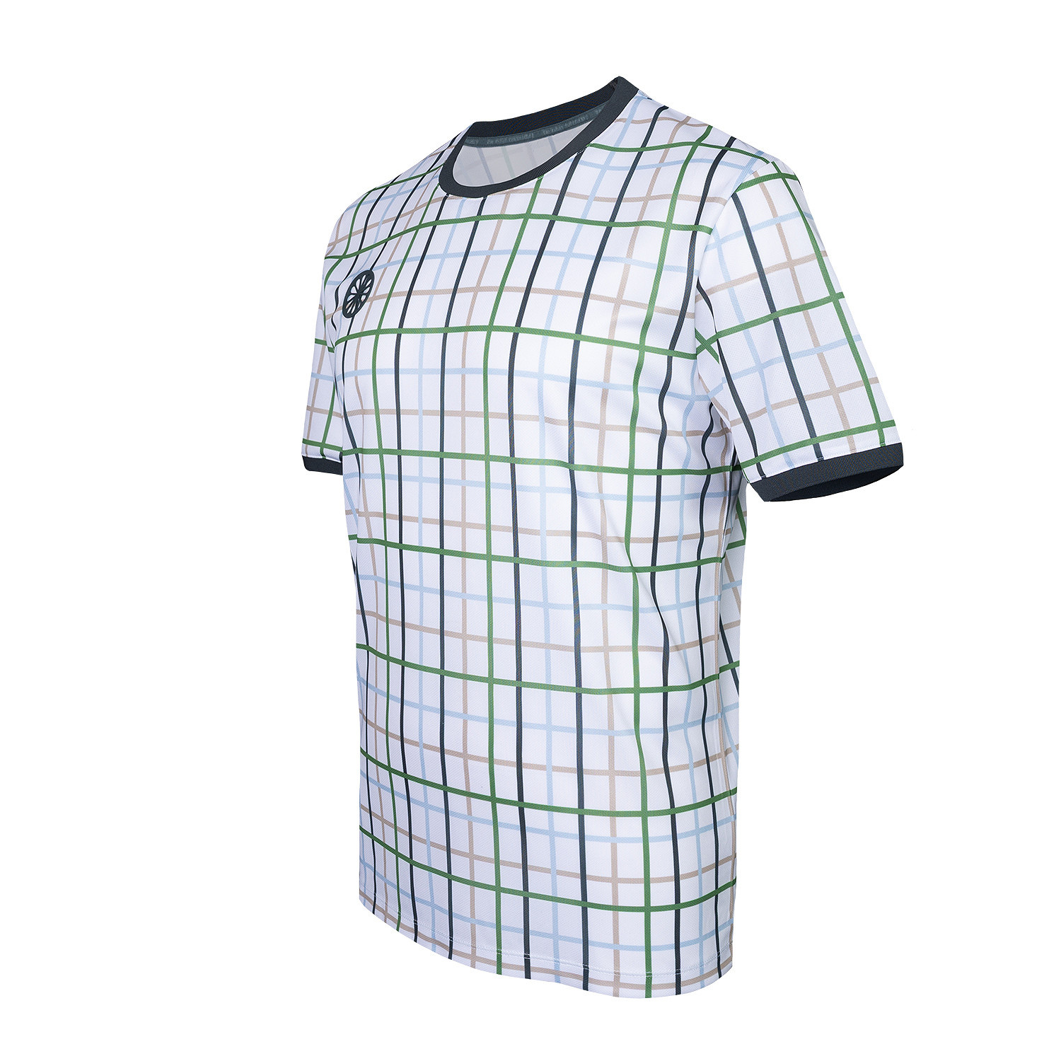 The Indian Maharadja Men Checked Pique Tee