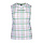 Women Checked Pique Sleeveless Top