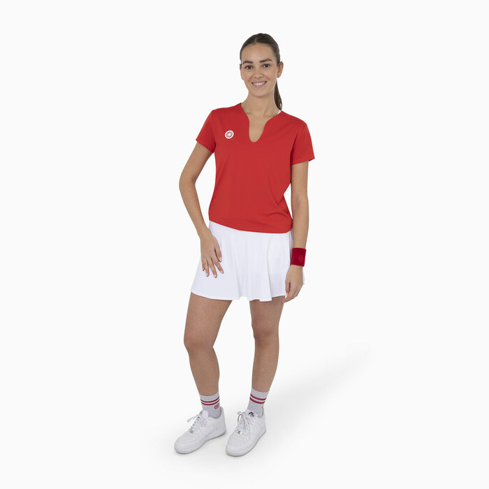 The Indian Maharadja Women Breeze Tee Salsa Red