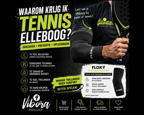 Waarom krijg ik een tenniselleboog bij padel of tennis?