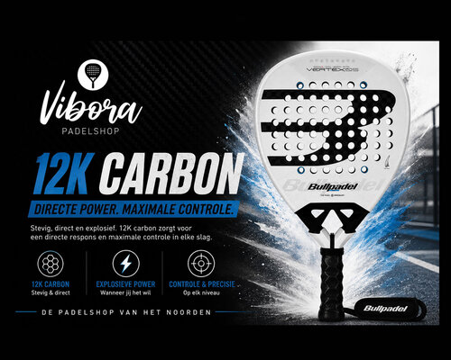 Wat betekent 12K carbon bij een padelracket?