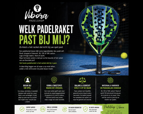 Welk padelracket past bij mij?