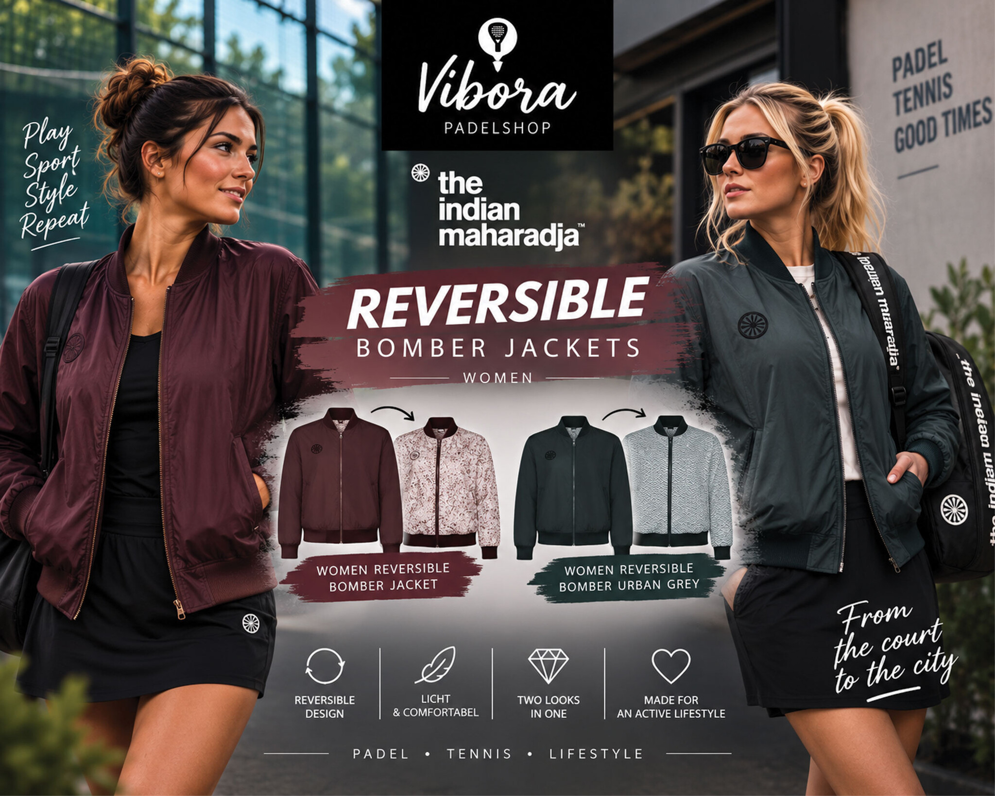 Twee looks in één jas: de Reversible Bomber Jackets van The Indian Maharadja
