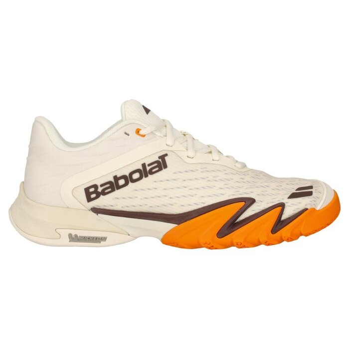 Babolat Premura 3 Men 2026 Cream/Orange – Lightweight Padel Shoes with Michelin Grip and Stability