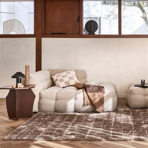 VT Wonen  Blocks warm brown | 133x195cm