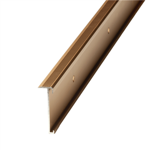 COpro Co-pro trapprofielset pvc goud 4x130cm. COpro Co-pro trapprofielset pvc goud 4x130cm.