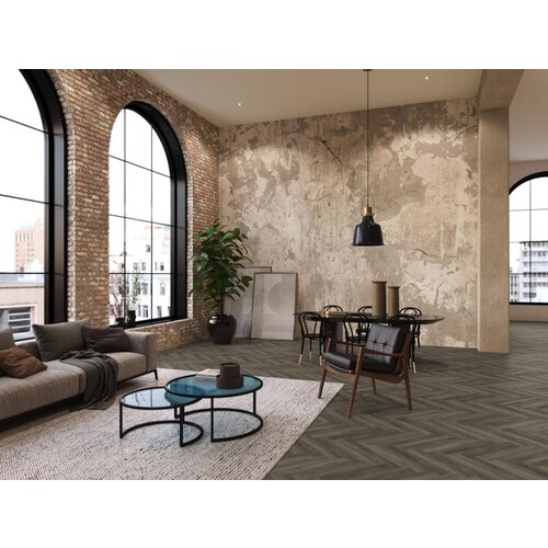 Floorlife YUP herringbone click SRC dark grey