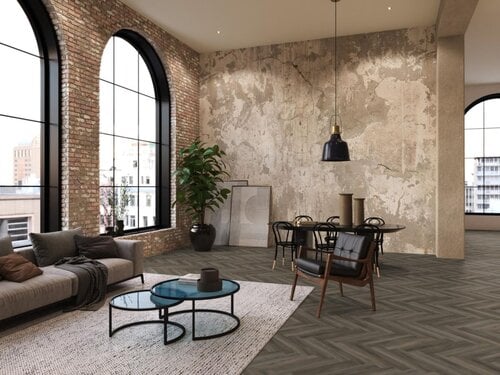 Floorlife YUP herringbone click SRC dark grey Floorlife YUP herringbone click SRC dark grey